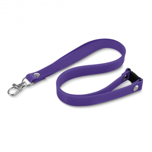 Silicone Lanyards purple